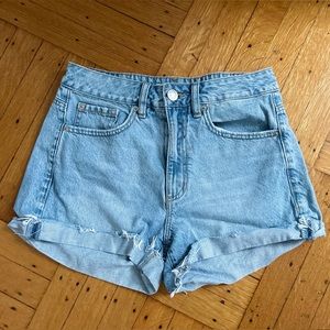 Garage Denim High Waisted Cut Off Jean Shorts